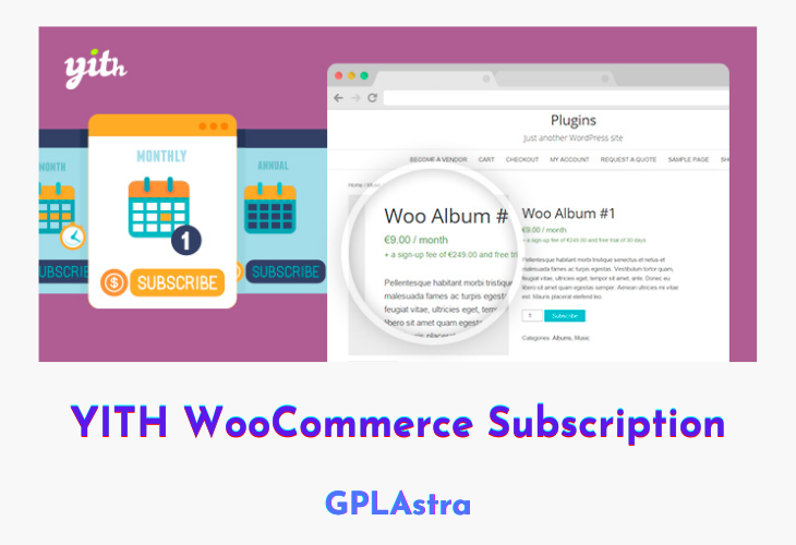 YITH WooCommerce Subscription Free Download