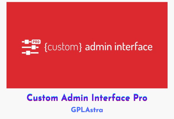Custom Admin Interface Pro