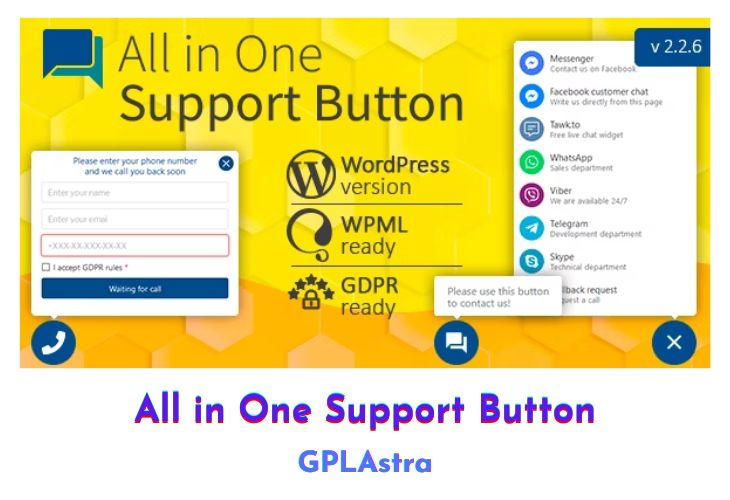 All in One Support Button