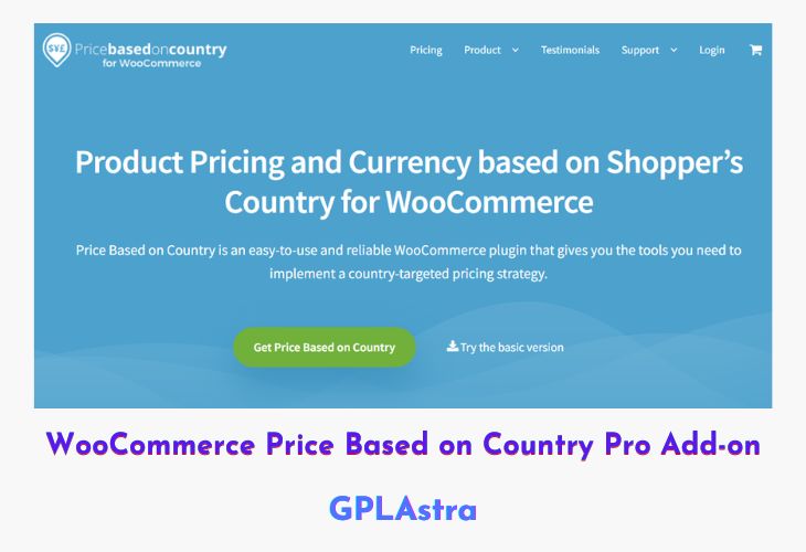 WooCommerce Price Based on Country Pro Add-on