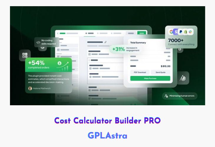 Cost Calculator Builder PRO Free Download